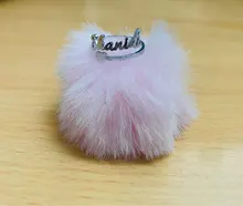 Anillos de corazón de amor personalizados para hombres y mujeres, nombre personalizado grabado, palabra inicial, anillos, placa con nombre, regalos de joyería para dedo