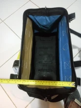 Bolsa de herramientas portátil para electricista, multifunción, instalación de reparación, lona, grande, gruesa, bolsillo de trabajo