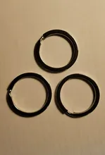 Anillos de gancho de Metal de 1,5x25mm para fabricación de llaveros, 20 Uds. Tecla dividida, joyería hecha a mano, conectores, accesorios de alta calidad