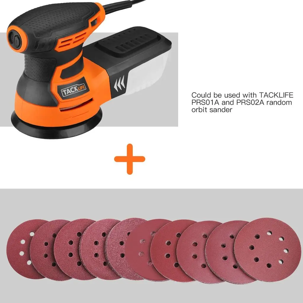 Tacklife Asd1a 100pcs Sanding Discs 5 