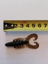 Silicone Bait Float Wobbler Shrimp Lobster Worm Fishing-Lure Lizards Twintails 4pcs 2g