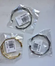 2020 oro nuevo Metal aleación flecha enlace cadena brazalete torcido nuevo tres capas romántico abierto brazalete/pulsera Set para mujeres