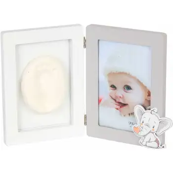 

Flat setting To Pictures + Footprints Elephant-Frame portafotos with Footprints Elfante-regalos Babies newborn Baptisms Baby