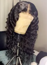 Lumiere-mechones de cabello humano mechones de cabello suelto de ondas profundas con cierre y 3/4 mechones 100% cabello humano para mujer negra, cabello Remy