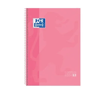 

Cuaderno Oxford Classic A4 cuadricula 5x5 - 80 Hojas Rosa claro