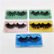 MB-pestañas de visón 25mm, 200/100/50/5 pares, venta al por mayor, 5D, 25 MM, imitación cils, maquillaje espectacular, largo, Pestañas postizas