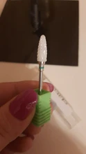 Broca de clavo de cerámica para manicura, taladro eléctrico giratorio, brocas de cortaúñas de carburo de tungsteno, cortador de fresado de manicura