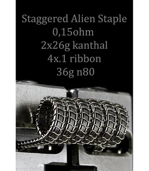 

STAGGERED ALIEN STAPLE 0.15 - RICK VAPES
