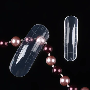 

Deep Curve Dual Nail Forms DIY Nail Art Tools EU Style Finger Extension 12 Sizes Nail Mold False Nails Tips