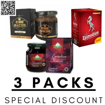 

Turkish Herbal Mix Set for Power (3 x 240 gr), %100 Halal