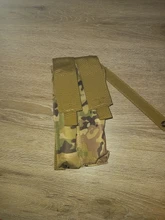 Funda cartuchera táctica doble para caza, funda cartuchera Molle AEG, Airsoft militar, P90