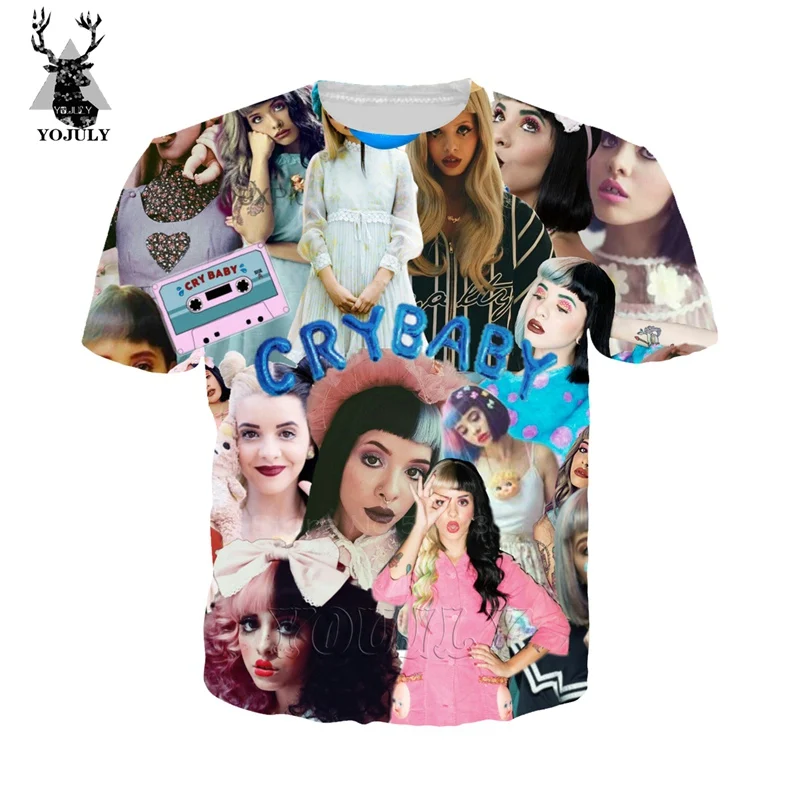 Melanie Martinez, футболка, cosy off white, мужская, 3d принт, косплей, футболки, мода, хип-хоп, Круглый ворот, короткий рукав, уличная одежда, топы, A522 - Цвет: 16