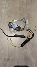 Decodificador de señal de giro LED para motocicleta, decodificador de resistencia, decodificador de carga, resistencia, 12v, 21w, 2 uds.