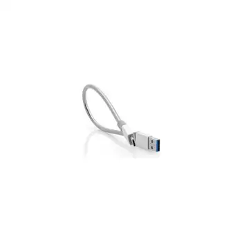 

Stainless steel cable with sync and charging function by USB-C to USB-a USB 3.1 gen 2 30 cmVERBATIM7.15