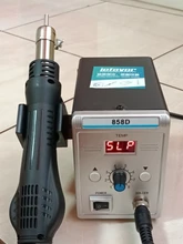 Pistola de aire caliente 858D, estación de soldadura 2 en 1, 700W, 110V, 220V, BGA refundido, SMD, SMT, herramienta de reparación de soldadura, pistola de calor, LED Digital
