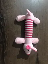 Juguetes Para Perros y Gatos de peluche, con sonido divertido, forro polar, durabilidad, juguete Molar, elefante, pato, cerdo, juguetes interactivos