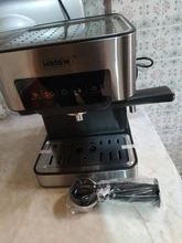 HiBREW 19 bar máquina de café espresso inox caso semiautomático expresso café en polvo de café espresso capuchino
