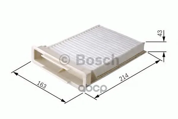 Фильтр Салона Peugeot 107, Citroen C1, Toyota Aygo 1.0/1.4hdi 05 Bosch арт. 1987432189