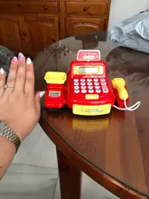 Puzle de juguete para niños, juguete de simulación de Casa de juguete para niña, supermercado, caja registradora, luz eléctrica, juguete multifuncional para padres e hijos