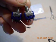 Interruptor de palanca en miniatura de un solo polo, doble tiro, ON-ON, 120VAC, 6A, 1/4 pulgadas, MTS-102 de montaje, 103, 202, 203, 5 uds.