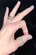 2020 chapados en plata de moda elástico anillos para las mujeres brillante estrás de cristal Multicolor anillo nupcial de la boda accesorios de la joyería