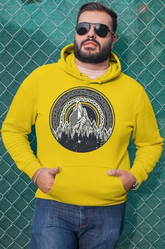 

Angemiel Wear Forest Yellow Men 'S Hooded Sweatshirt