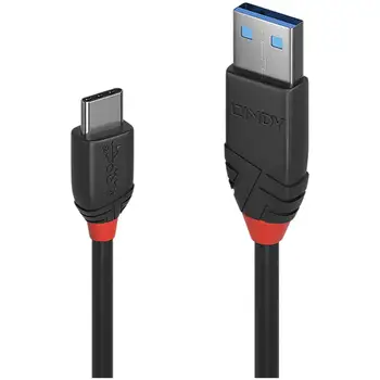 

Cable Usb 3.1 Type C to A 3a Black Line, 0.5 mLINDY7.94