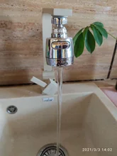 Kitchen Faucet Nozzle Sprayer Shower WATER-ROTATABLE-FILTER Stainless-Steel Splash-Proof