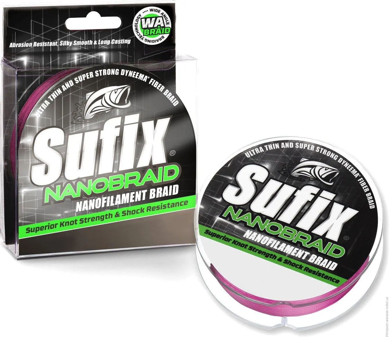 Плетеный шнур SUFIX Nano Braid Aqua Camo 100 м 0.10мм 5 0 кг|Рыболовные лески| |