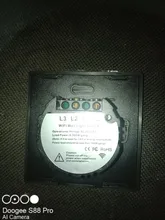 Voice-Control-Light Wall-Switch Fire-Line Tuya Smart-Life-Glass Esooli Standard Wireless