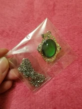 Collares de estilo Retro, joyería elíptica de Palacio, collar con Control de temperatura, cambio de Color, cadena de acero inoxidable