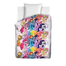 Детское покрывало стеганое My Little Pony Граффити светится в темноте 1.5 спальное(Разноцветный