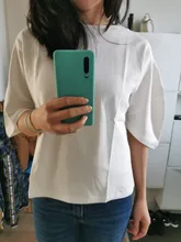 Loose Tops Short-Sleeve White Tshirt Summer Tees Harajuku Vintage Women Cotton Casual