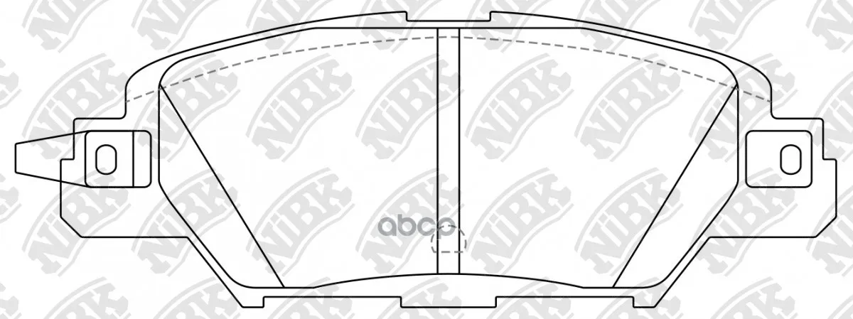 Колодки Тормозные Mazda Cx-5 14- Задние Nibk Pn5818 NiBK арт. PN5818