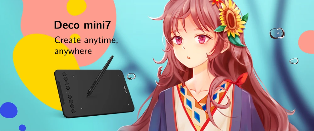XPPen Deco Mini Series Tablet Gráfico Digital