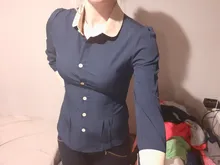 Casual Shirt Blouse Tops Button Patchwork Blusas Long-Sleeve Lapel Office Autumn Plus-Size