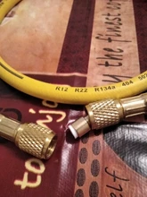 Manguera de fluoruro de aire acondicionado, tubo de presión alta y baja de freón, refrigerador líquido, agregar manguera de flúor, piezas de aire acondicionado