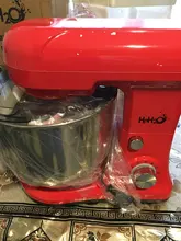 Tazón de acero inoxidable con motor de 4,5l CC, mezclador planetario silencioso, soporte de alimentos de 6 velocidades para cocina, mezclador de crema, batidor de huevos, batidora de masa