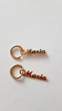 Nextvance-pendientes de acero inoxidable personalizados con nombre, placa con nombre, Para Hija y mujer, regalo creativo