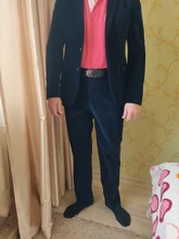 Pantalones de pana sueltos para hombre, joggers de mediana edad para hombre, pantalones casuales de pana para otoño e invierno, 2017