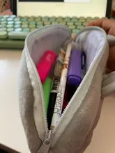 Kawaii estuche lápices dibujos pelo bonito manejar suministros escolares Pencilcase bolsa de lápiz para niño niña papelería bolsa