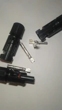1 par de conectores solares Conector de Panel Solar, 30A, 1000V, macho + hembra, IP67, para cable Solar
