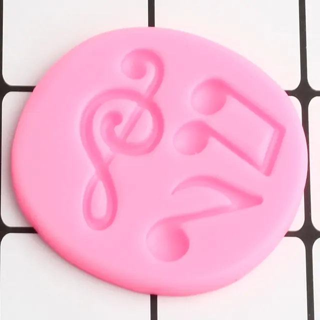 Musical Note Cake Border Szilikon Penész Cupcake Topper Fondant Sütemény Díszítő Szerszámok Polimer Agyag Cukorkák Csokoládé Gumpaste - Image 5