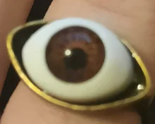 Nueva moda clásica diabólico Vintage ojo anillo de dedo ojo Punk bisutería gótica Halloween anillo de regalo