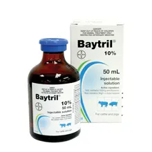 Baytril 10% Solution 50ml Antibacterial Antimicrobial