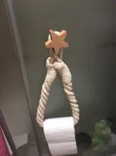 Napkin-Holders Towel-Dispenser-Accessory Bathroom-Decor Wooden Kitchen-Roll Hanging-Rope