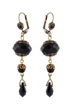 

Kayla earrings Black