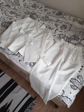 Blazer Leg-Pants Two-Piece-Set TWOTWINSTYLE Long-Sleeve White Wide Casual Women Female