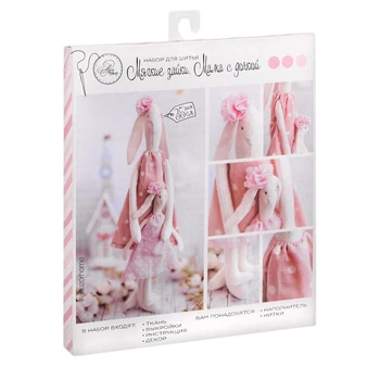 

Set for sewing textile doll Art Pattern 2278766 "Soft bunny Mom with дочкой"