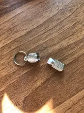 Bonitos juguetes de perro interactivo pelota para perro mascota gato de juguete con campana pequeña Arco Iris perros etiqueta de dirección collar accesorios #1227